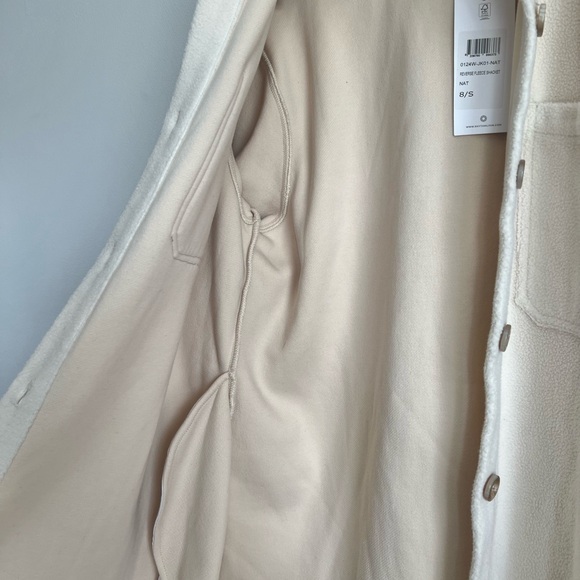 Rhythm. Reverse Fleece Shacket - Picture 7 of 10